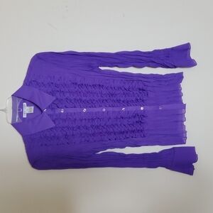 Vintage Women's Buttonup Blouse Size M